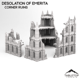 Tabletop Terrain Ruins Corner Ruins - The Desolation of Emerita