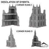 Tabletop Terrain Ruins Corner Ruins - The Desolation of Emerita