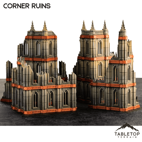 Tabletop Terrain Ruins Corner Ruins - The Desolation of Emerita