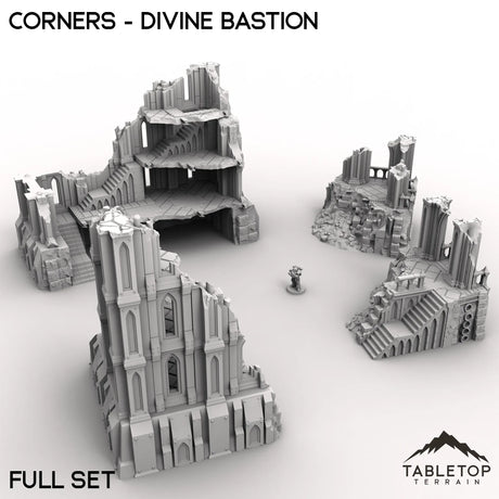 Tabletop Terrain Ruins Corners - Divine Bastion, a Failed Arcology