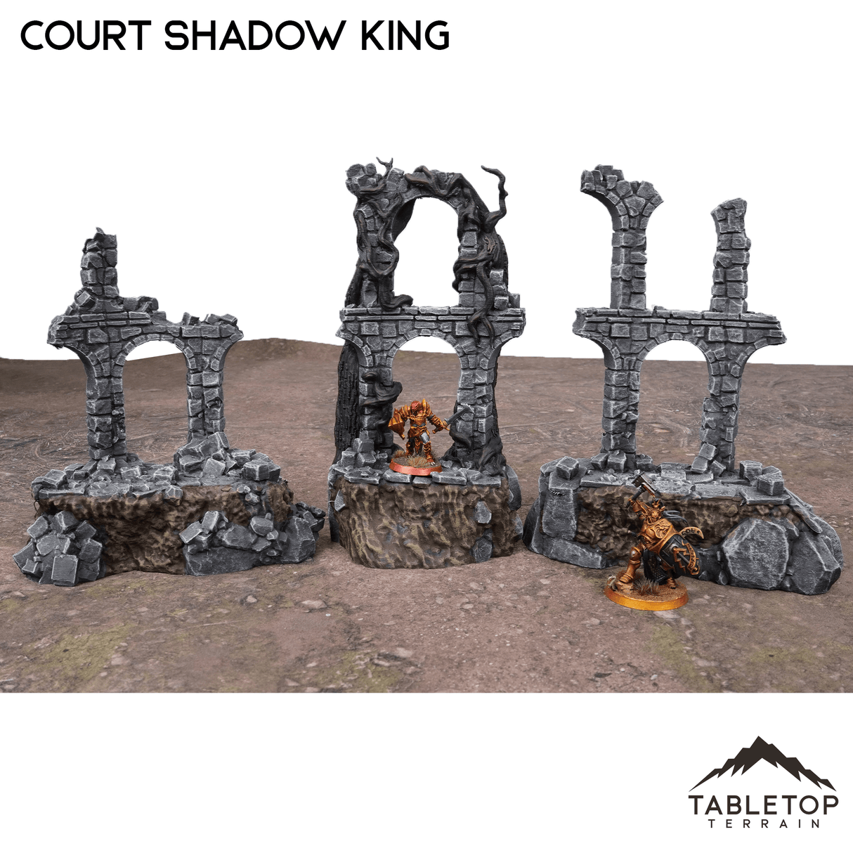 Tabletop Terrain Ruins Court of the Shadow King - Fantasy Terrain