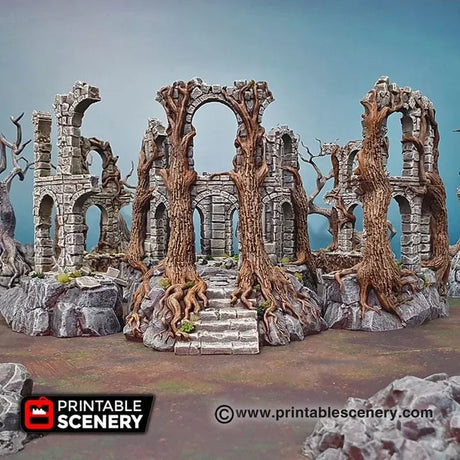 Tabletop Terrain Ruins Court of the Shadow King - Fantasy Terrain