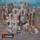 Tabletop Terrain Ruins Court of the Shadow King - Fantasy Terrain