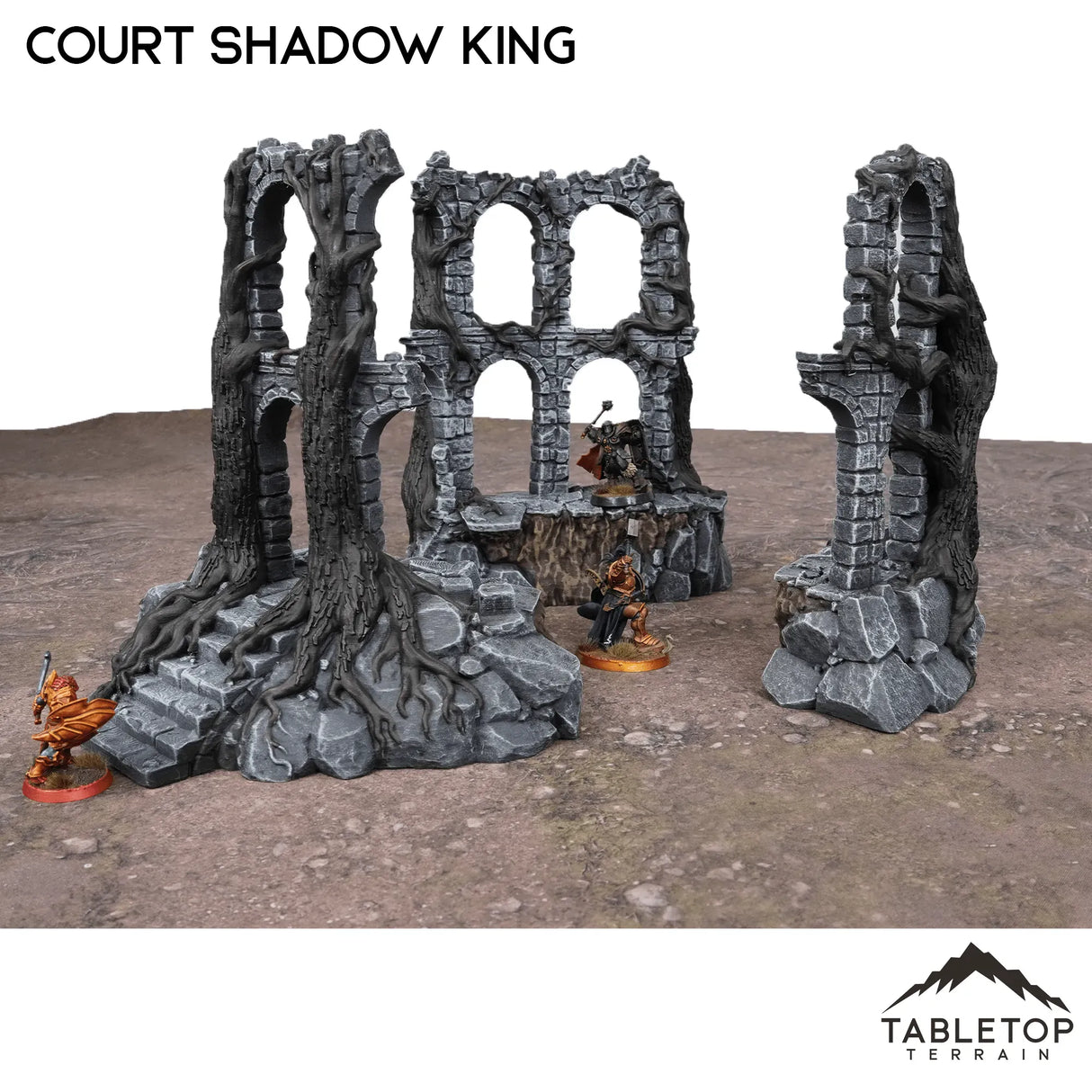 Tabletop Terrain Ruins Court of the Shadow King - Fantasy Terrain