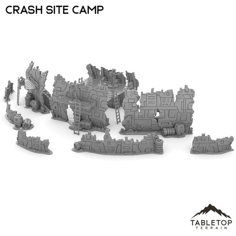 Tabletop Terrain Ruins Crash Site Camp