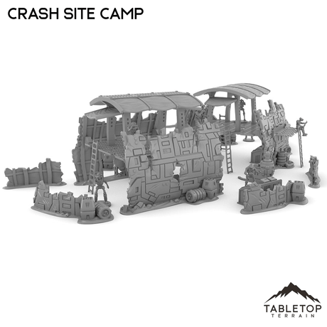 Tabletop Terrain Ruins Crash Site Camp