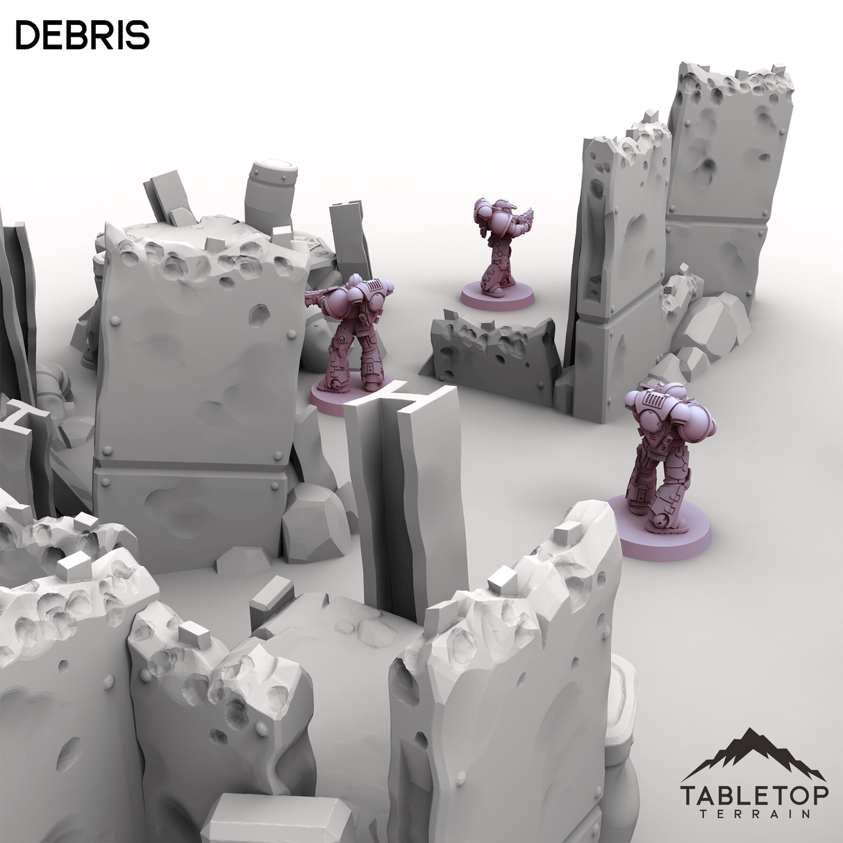 Tabletop Terrain Ruins Debris