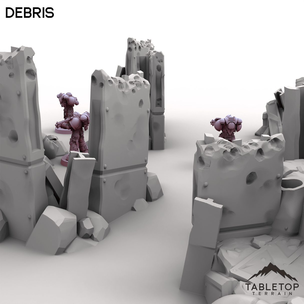 Tabletop Terrain Ruins Debris