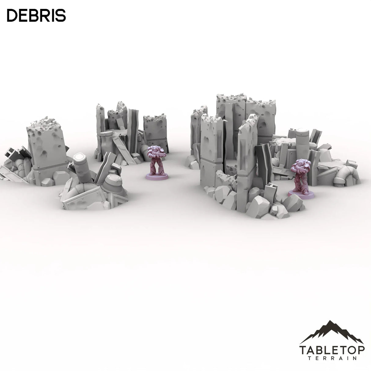 Tabletop Terrain Ruins Debris
