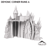 Tabletop Terrain Ruins Demonic Corner Ruins - Belkartam, Corrupted Ancient World