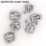 Tabletop Terrain Ruins Destroyed Guard Tanks