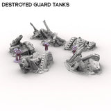Tabletop Terrain Ruins Destroyed Guard Tanks