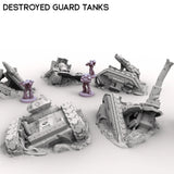 Tabletop Terrain Ruins Destroyed Guard Tanks