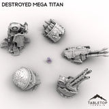 Tabletop Terrain Ruins Destroyed Mega Titan
