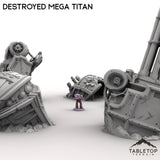 Tabletop Terrain Ruins Destroyed Mega Titan