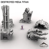 Tabletop Terrain Ruins Destroyed Mega Titan