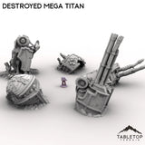 Tabletop Terrain Ruins Destroyed Mega Titan