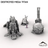 Tabletop Terrain Ruins Destroyed Mega Titan