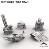 Tabletop Terrain Ruins Destroyed Mega Titan