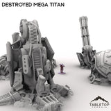 Tabletop Terrain Ruins Destroyed Mega Titan