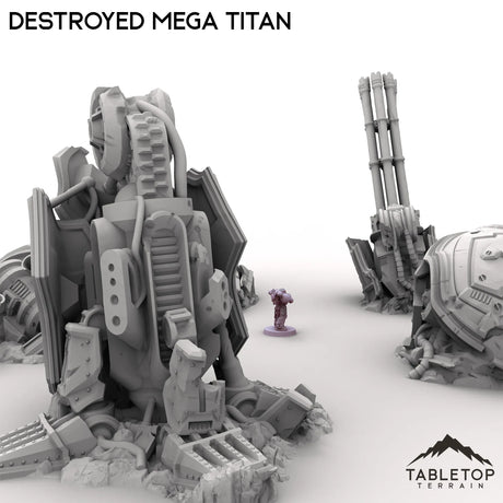Tabletop Terrain Ruins Destroyed Mega Titan