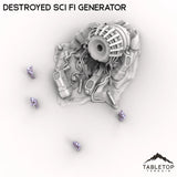 Tabletop Terrain Ruins Destroyed Sci Fi Generator