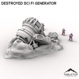 Tabletop Terrain Ruins Destroyed Sci Fi Generator