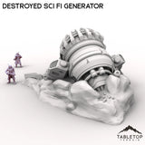Tabletop Terrain Ruins Destroyed Sci Fi Generator