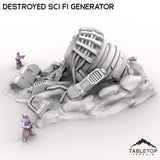Tabletop Terrain Ruins Destroyed Sci Fi Generator