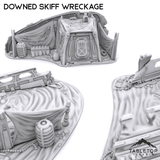 Tabletop Terrain Ruins Downed Skiff Wreckage