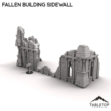 Tabletop Terrain Ruins Fallen Building Sidewall