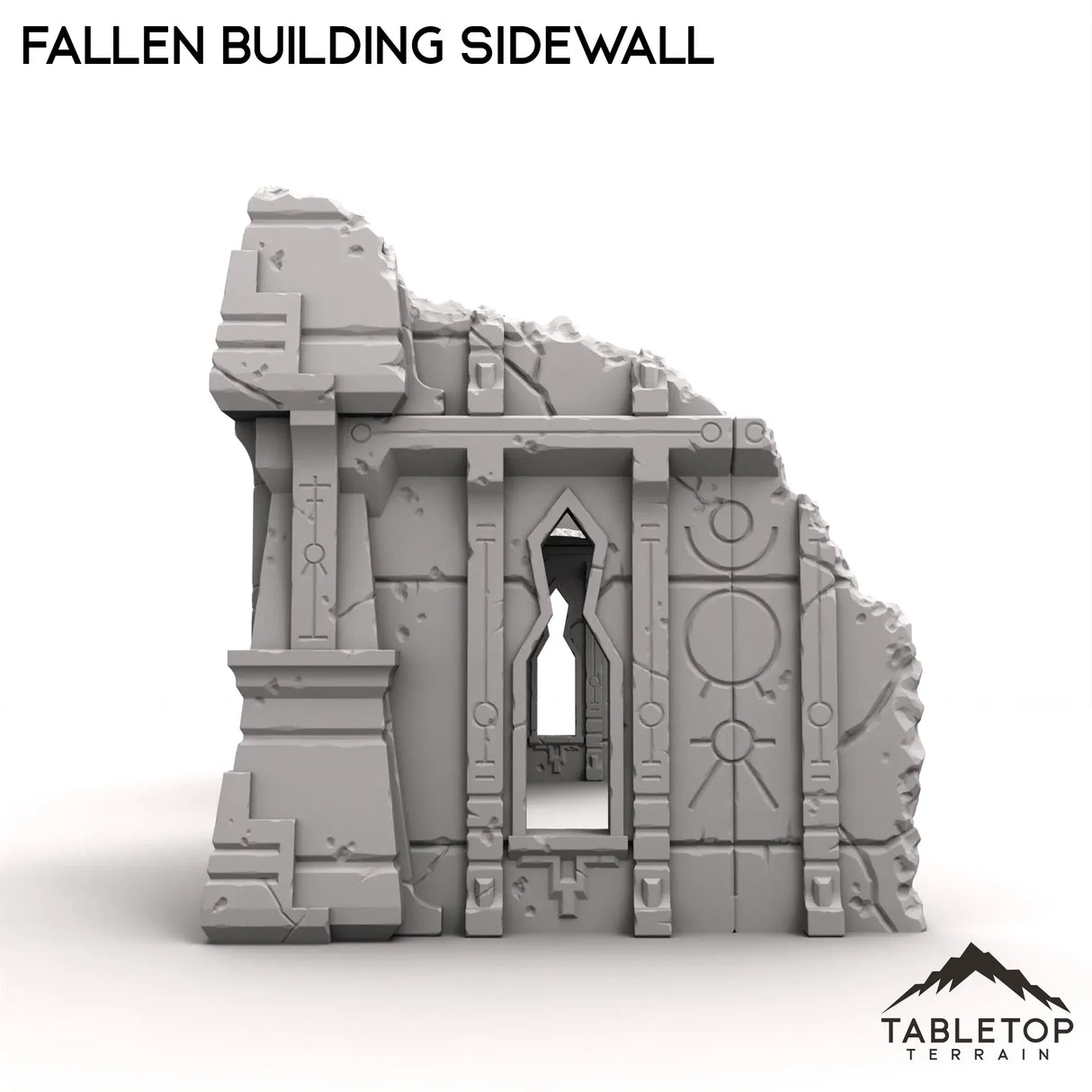 Tabletop Terrain Ruins Fallen Building Sidewall
