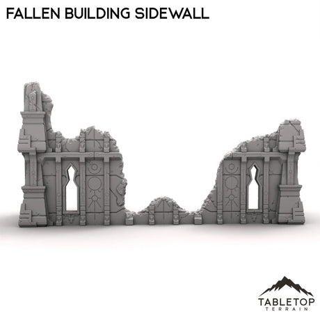 Tabletop Terrain Ruins Fallen Building Sidewall
