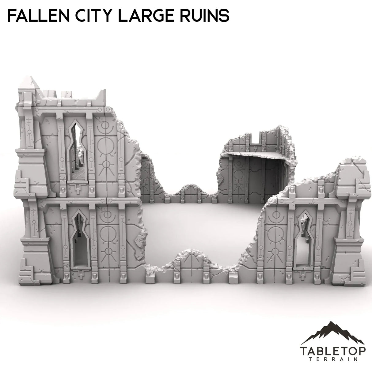 Tabletop Terrain Ruins Fallen City Large Ruins