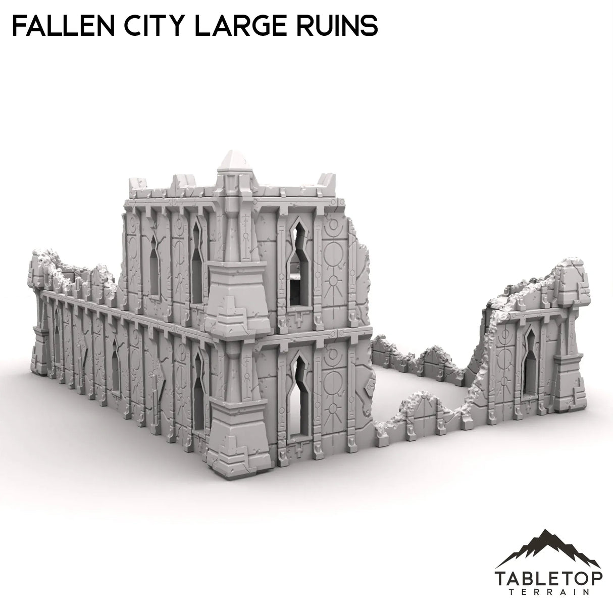 Tabletop Terrain Ruins Fallen City Large Ruins