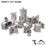 Tabletop Terrain Ruins Full Set HEXTECH Trinity City Ruins - 6mm