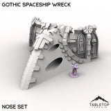 Tabletop Terrain Ruins Gothic Spaceship Wreck