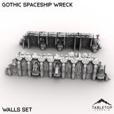 Tabletop Terrain Ruins Gothic Spaceship Wreck