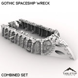 Tabletop Terrain Ruins Gothic Spaceship Wreck