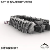 Tabletop Terrain Ruins Gothic Spaceship Wreck