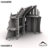 Tabletop Terrain Ruins Hangars - Phoebian V Airfield