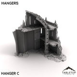 Tabletop Terrain Ruins Hangars - Phoebian V Airfield