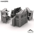 Tabletop Terrain Ruins Hangars - Phoebian V Airfield