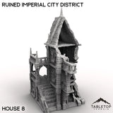 Tabletop Terrain Ruins House 8 / 32mm Ruined Imperial City District