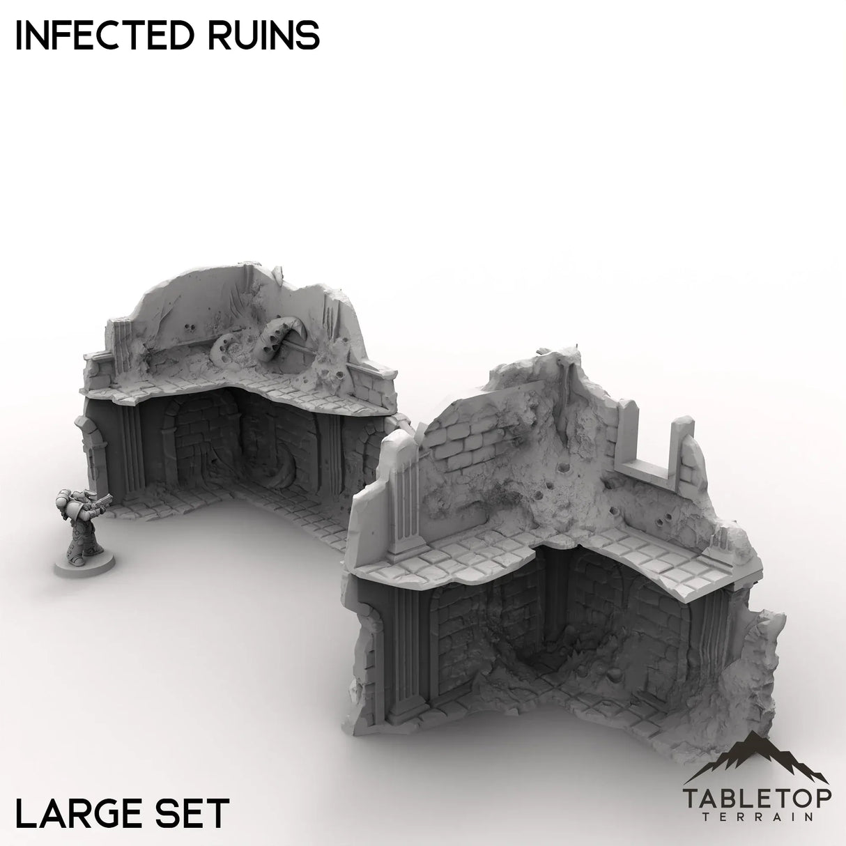 Tabletop Terrain Ruins Infected Ruins