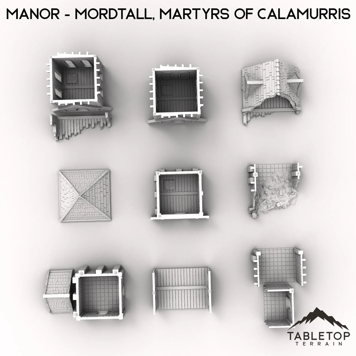 Tabletop Terrain Ruins Manor - Mordtall, Martyrs of Calamurris