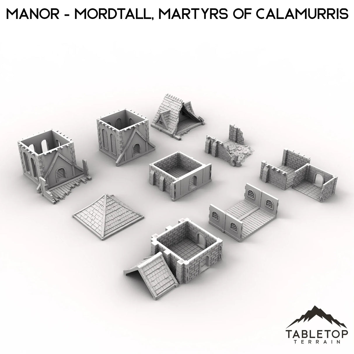 Tabletop Terrain Ruins Manor - Mordtall, Martyrs of Calamurris