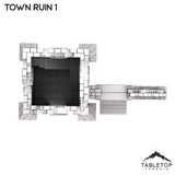 Tabletop Terrain Ruins Monte Cassino Town Ruin 1