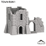 Tabletop Terrain Ruins Monte Cassino Town Ruin 1