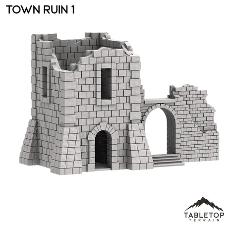 Tabletop Terrain Ruins Monte Cassino Town Ruin 1